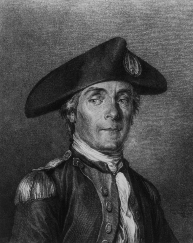 A 1781 illustration of Jones by Moreau le Jeune